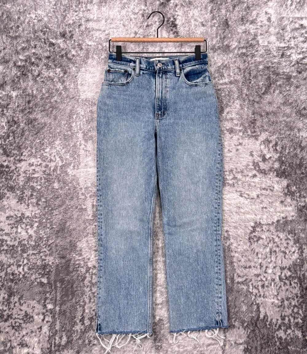 Abercrombie & Fitch Jeans 25 / 0 Short Womens 90s Straight Ultra High Curve